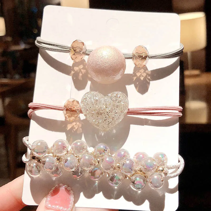 3 шт./компл. Женская повязка для волос модная эластичная безопасная на голову с