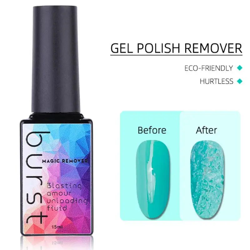 Nail Polish Gel Magic Remover Degrease Cleaner Fast Soak Off UV Burst Manicure Glue Beauty Tools | Красота и здоровье