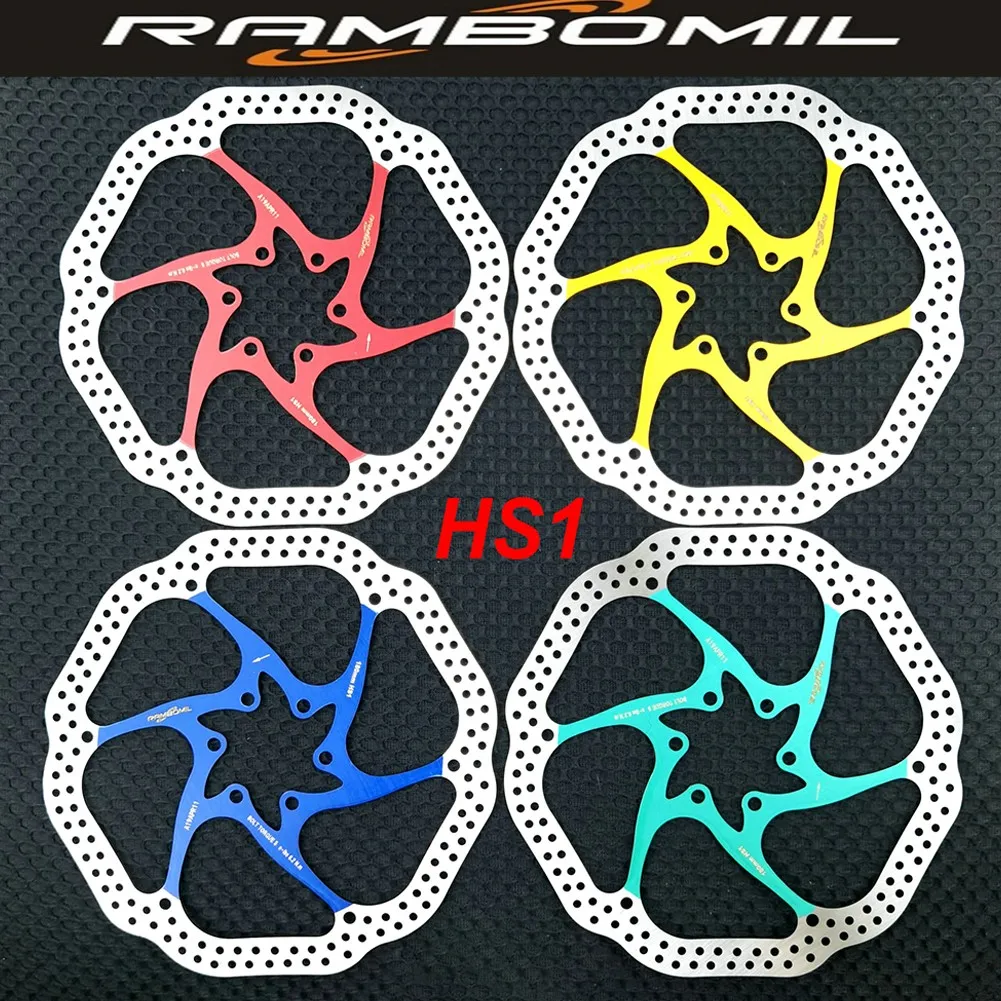 

1pc Brake Pad Full CNC Engraving Avid HS1 Bicycle MTB 160/180mm Stainless Rotors Disc Bike Brake Rotor Fit Bicycle Parts