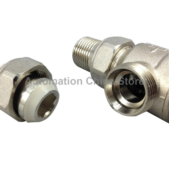 Трехсторонний шаровой клапан с большим потоком G1/2 &quotG3/4&quot G1 &quot Мужской Угловой