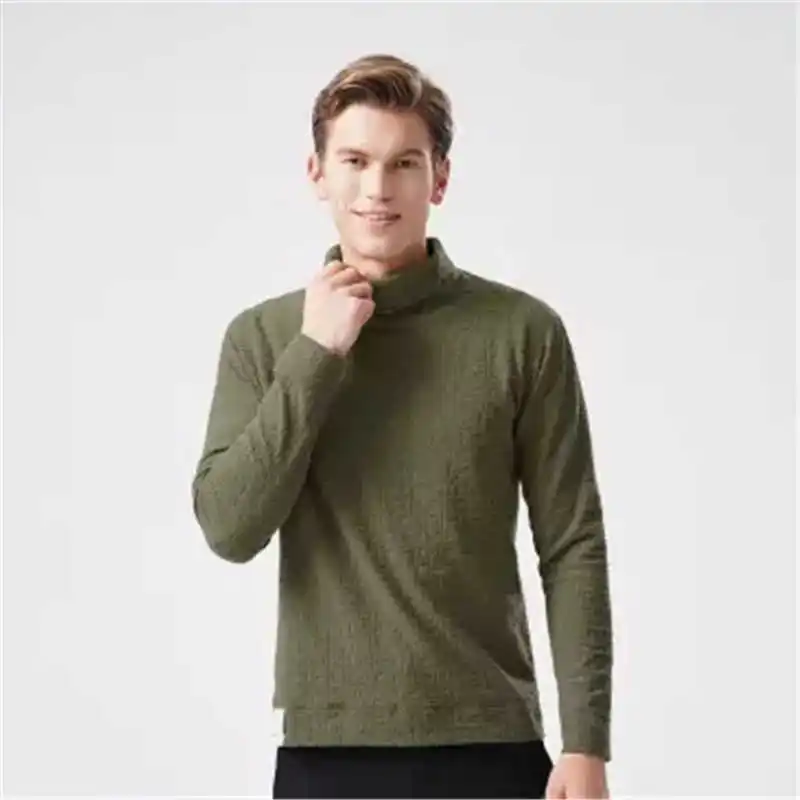 Зимний свитер Zenph Aummter водолазка мягкая теплая футболка с длинными рукавами и