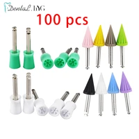 100pcsbag dental polishing cup brush rubber silicone tapered prophy cup teeth whitening accessory dentist tool lab material