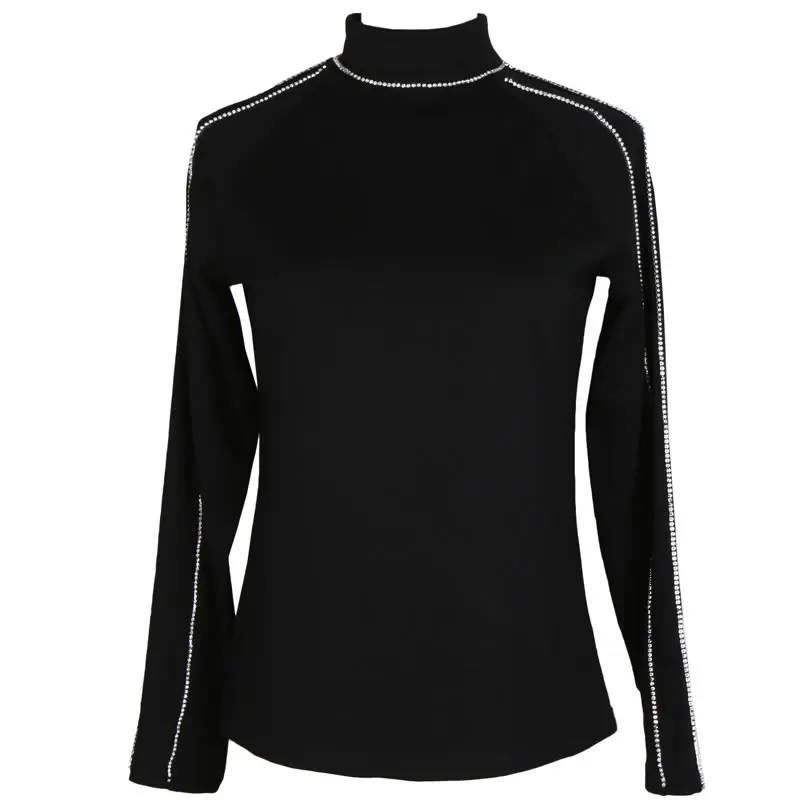 Женская футболка с бахромой XITAO элегантная Весенняя Элегантная длинным рукавом и