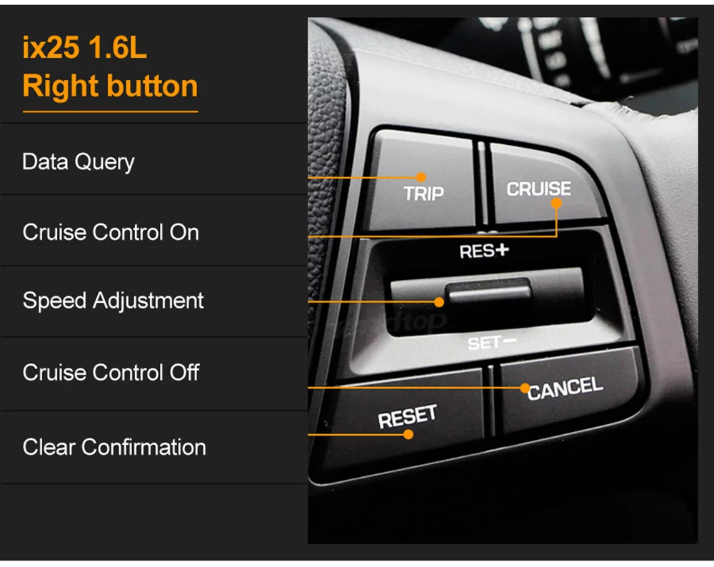 Новинка, кнопка рулевого колеса, круиз контроль, беспроводной Bluetooth для hyundai CRETA 1.6L IX25, правая сторона, профессиональные автозапчасти