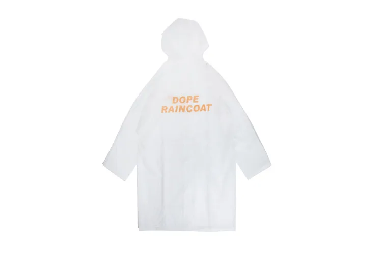 

Waterproof Raincoat Korean Version of The Street Trend Transparent Sunscreen Clothing Men and Women Ins Super Fire Poncho Jacket