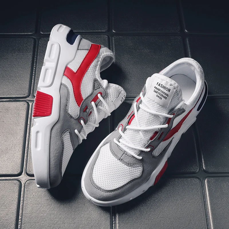 2019 Модные мужские удобные кроссовки для бега новые спортивные ходьбы