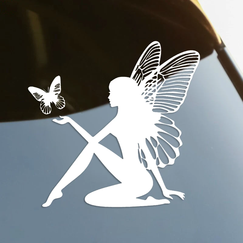 

Trendy Fabulous Butterfly Decoration DeDie-Cut Vinyl Decal Car Sticker Waterproof Auto Decors on Car Body Bumper #S60265