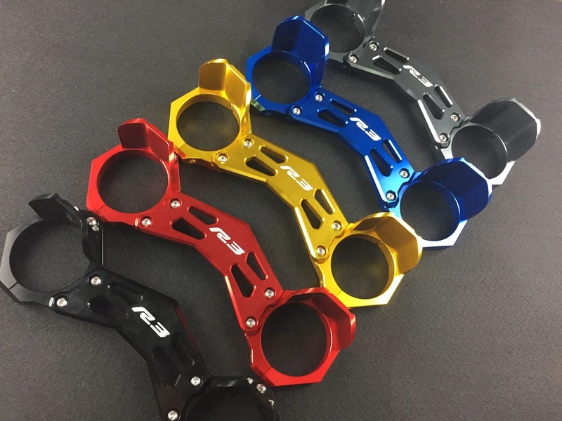 Аксессуары для мотоциклов YAMAHA R25 R3 2015 16 17 2018 CNC передняя вилка кронштейн