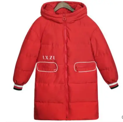 Пуховик женский зимний утепленный с капюшоном и коллажем LXZL003|Женские пуховики| |