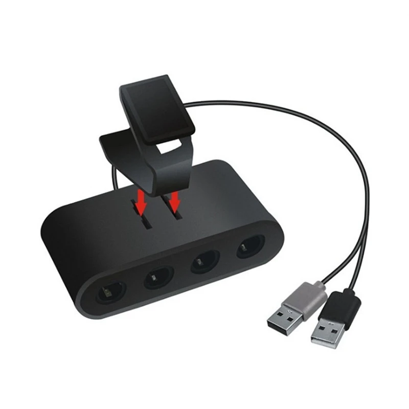 Адаптер геймпада 3 в 1 с креплением на 4 порта USB Gc Game Square NGC адаптер игрового