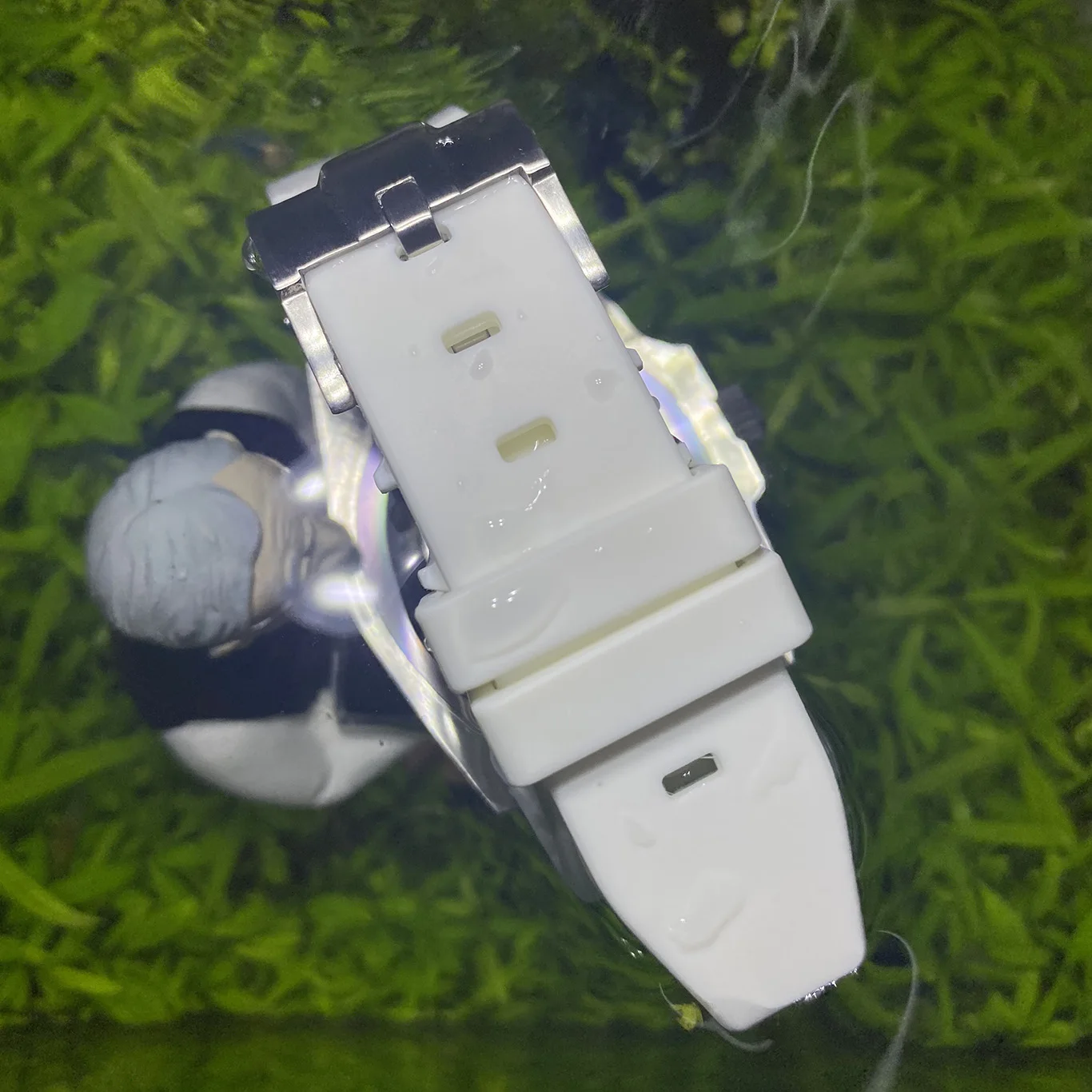 

Watch Mens Machinical Automatic NH35 Japanese Luminous Sapphire Glass Stainless Steel Case Custom Mod Shell Dial Marine Rubber