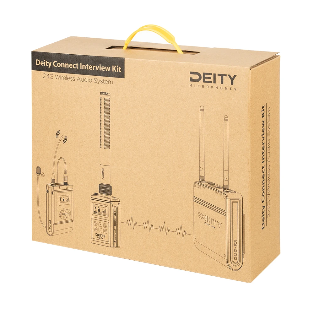 Deity Connect Interview Kit Headphone jack for live monitoring and listening to playback Transmit record simultaneously | Электроника