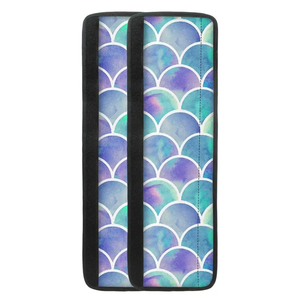 Комплект из 2 предметов синий чешуя Русалки дверная ручка холодильника крышка