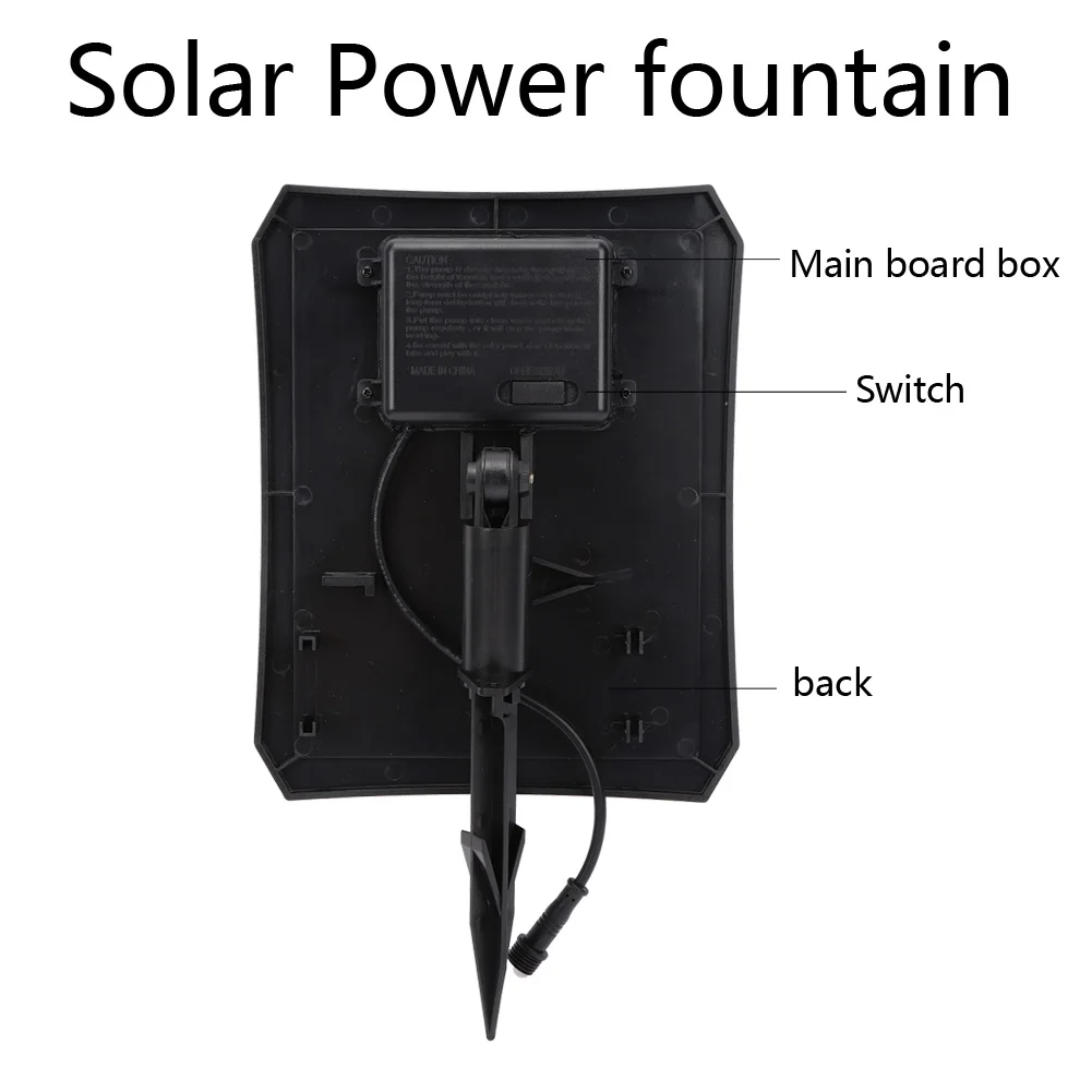Фонтан на солнечной батарее 9 В постоянного тока 2 5 Вт водяной насос кислородный