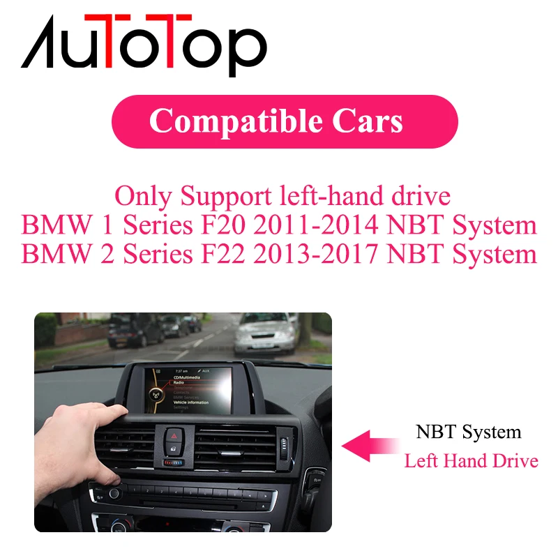 AUTOTOP 10 25 &quotIPS экран Android автомобильный мультимедийный плеер для BMW серии 1 F20 2011-2014 2