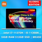 Портативный компьютер Xiaomi Pro 14, Intel Core 16GB 512GB SSD Mi Notebook Windows 10 Pro 2,5 K 120Hz Comput