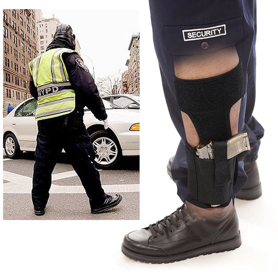 Кобура на лодыжку для скрытого ношения эластичный предохранительный пояс ножной