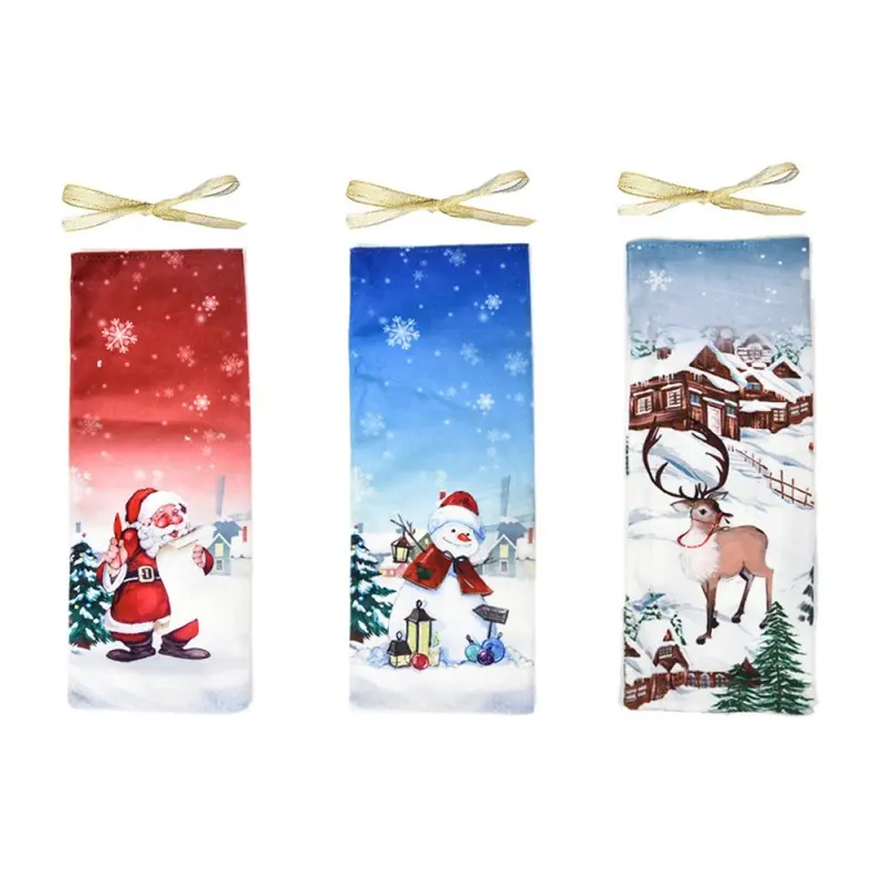 Рождественские украшения Санта-Клаус крышка для бутылки вина домашняя посуда