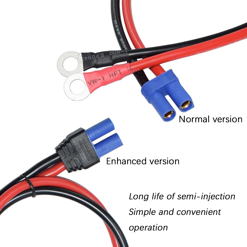 Профессиональные аккумуляторные зажимы для автомобильного запуска кабелей для аварийных ситуаций, клемма хранения усилителя двигателя автомобиля, 10awg / 11,3 дюйма на.