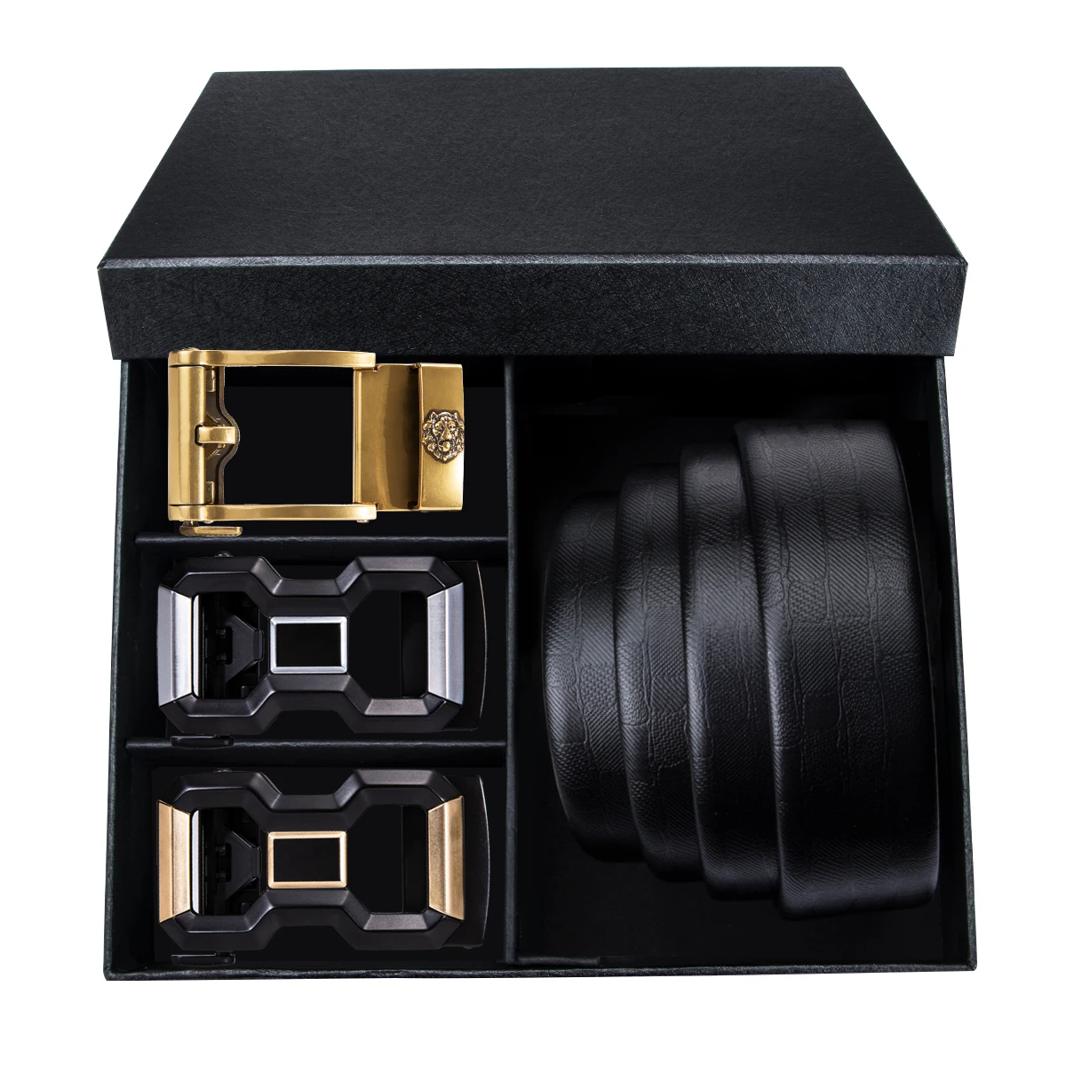 Мужской ремень из натуральной кожи с автоматической пряжкой роскошные