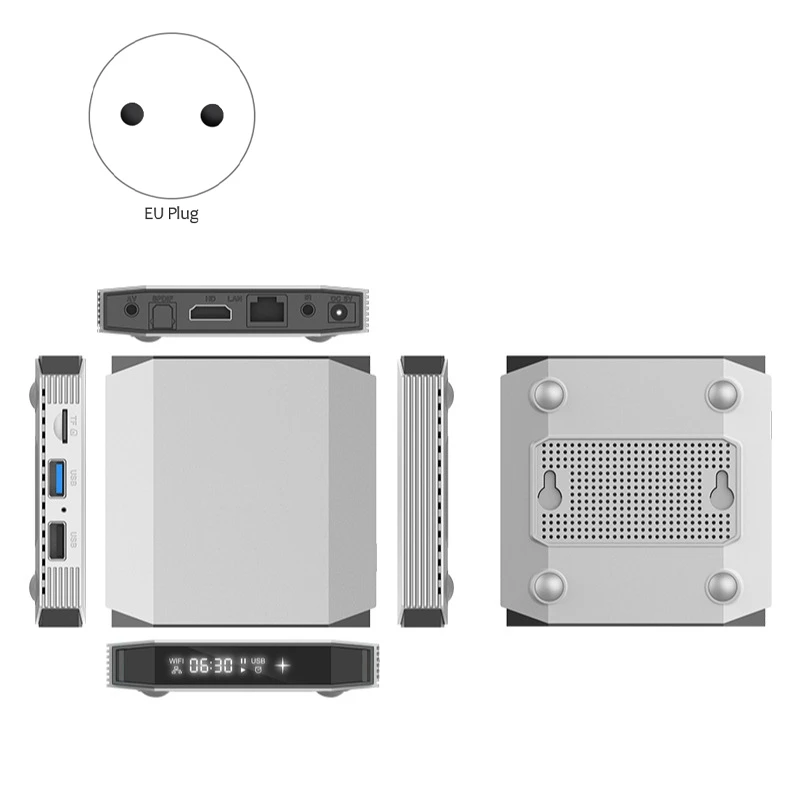 RX3-UL ТВ-приставка RK3328 WiFi с Bluetooth 4 1 Android 9 0 32G 4K | Электроника