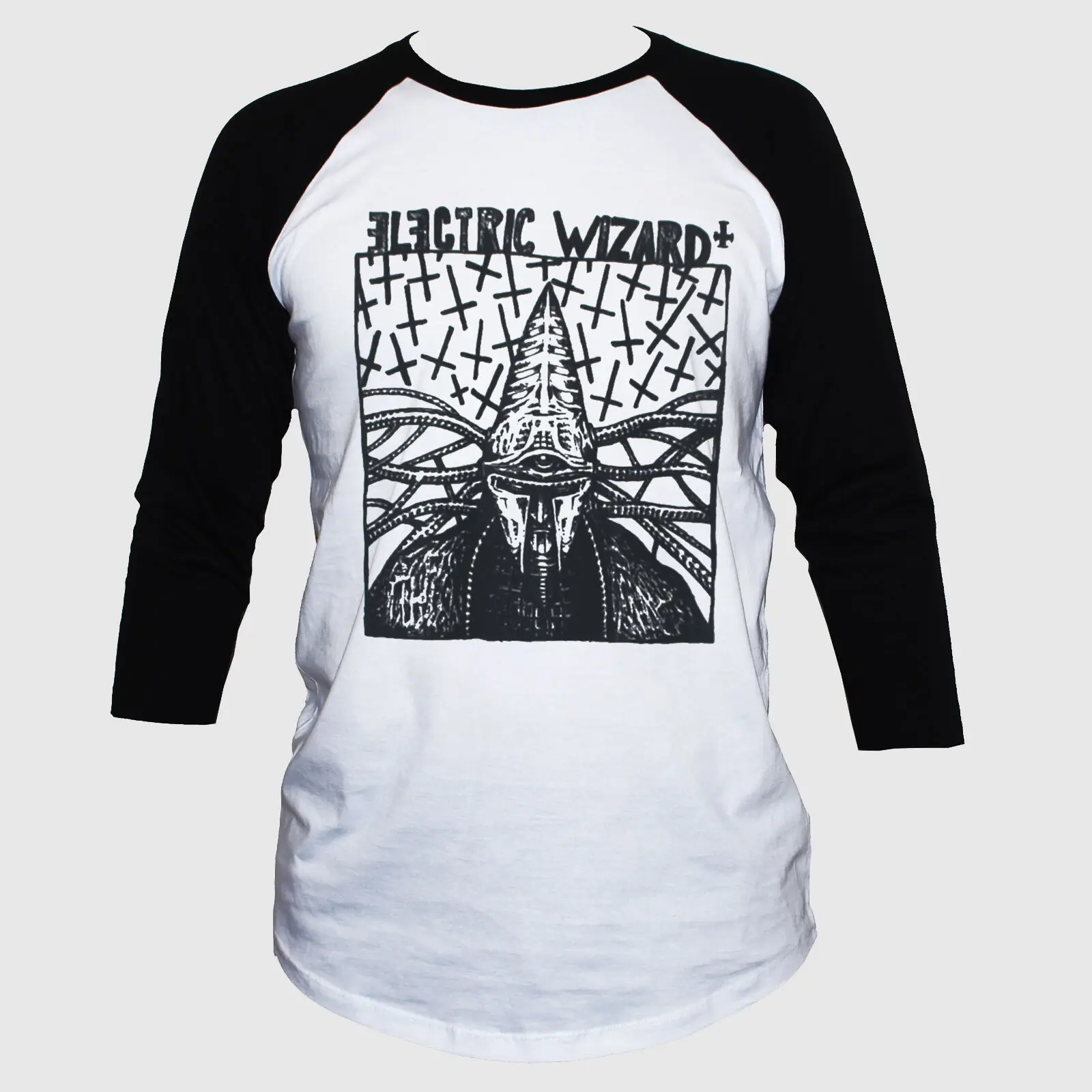 Electric Wizard Doom металлическая Футболка реглан 3/4 рукав Melvins Bongzilla Tee| |