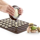 30 отверстиями силиконовый выпечка пирожных макарон коврик круглый Форма коврик для выпечки форма для выпечки тортов Diy десерт для печи оборудование для выпечки тортов Кухня инструмент