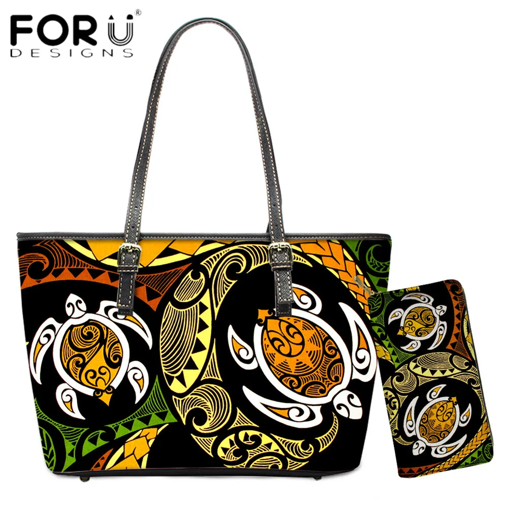 

FORUDESIGNS, новая мода, роскошный дизайн, женская большая кожаная сумка через плечо, полинезийская морская черепаха, женская сумка