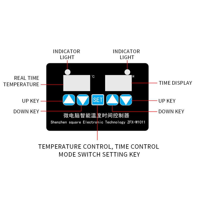 Терморегулятор с двойным цифровым датчиком температуры термостат охлаждения