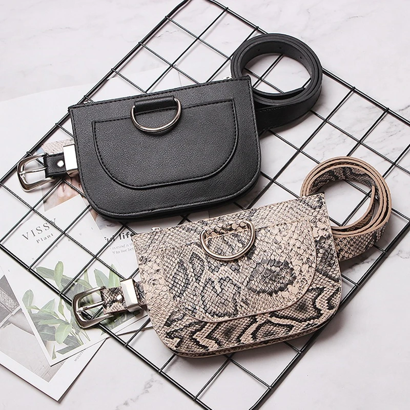 Женские сумки через плечо из искусственной кожи со змеиным узором 2020 на ремне