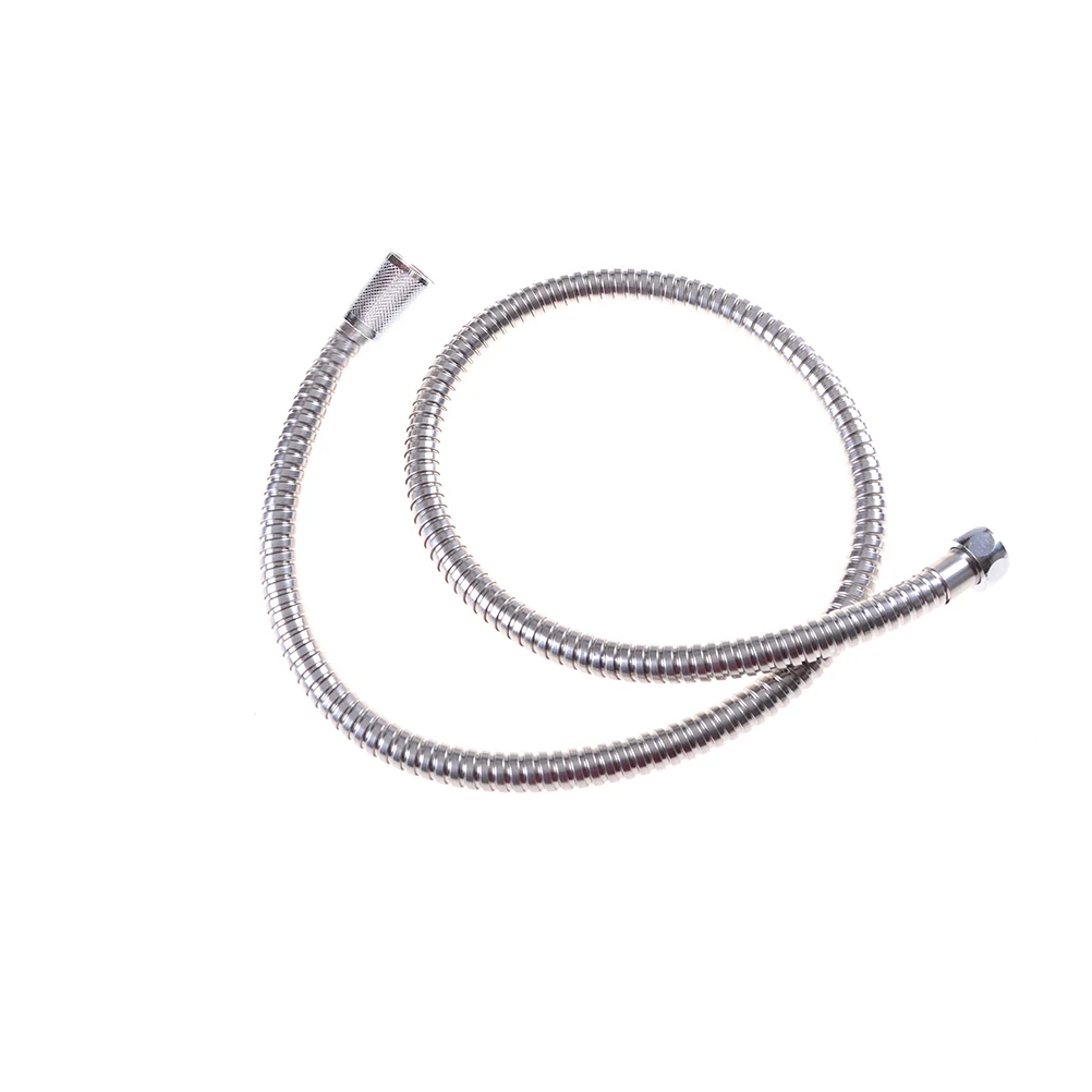 

1m Stainless Steel Flexible Chrome Shower Hose Bathroom Heater Water Head Pipe For Bath Accessories 1PCS