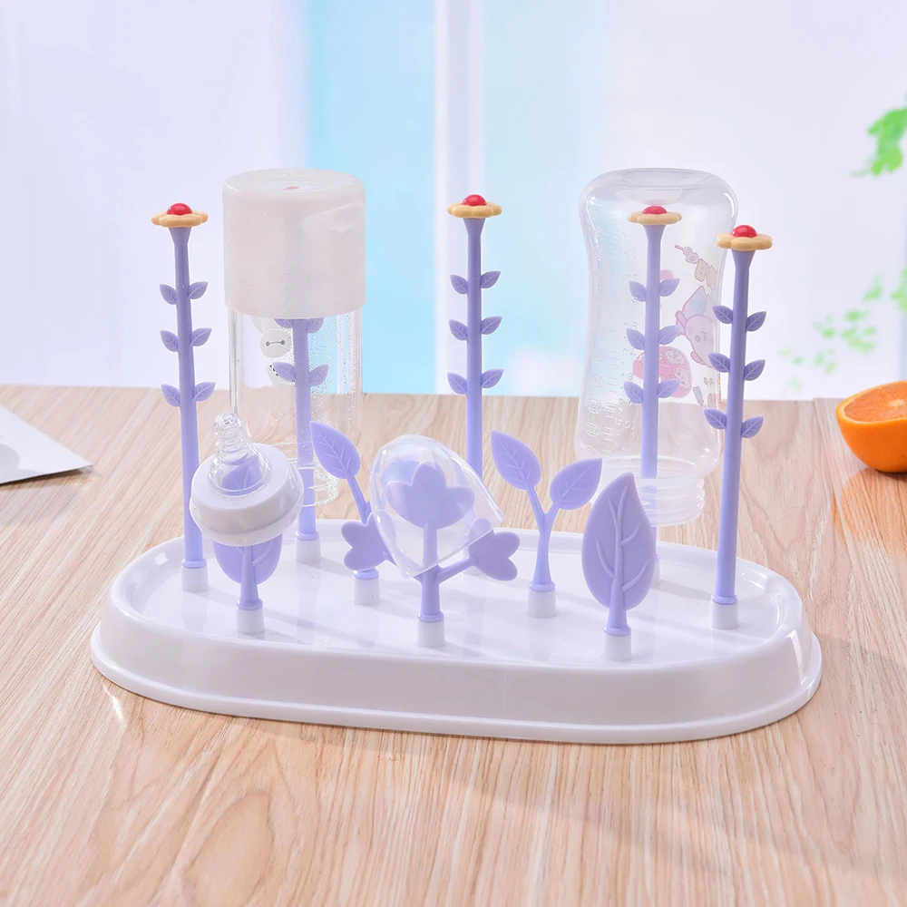 

Baby Bottle Drying Rack Baby Feeding Bottles Cleaning Dryer Drainer Storage Nipple Shelf Baby Pacifier Feeding Cup Holder