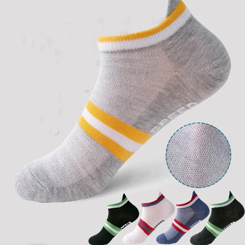 

Mens Socks Summer Short Low Cut Sock Breathable Comfortable Sports Basketball Cycling Socken Herren Designer Socks Man