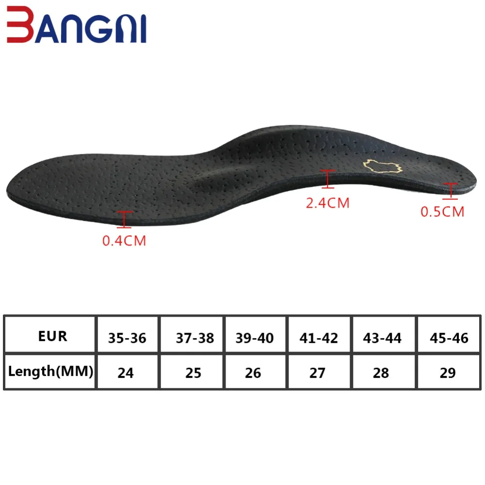 

Leather Orthotic Insoles Women Men orthopedic Flat Feet Heel Pain Arch Support For Man Woman Shoe Insoles Sole Insert