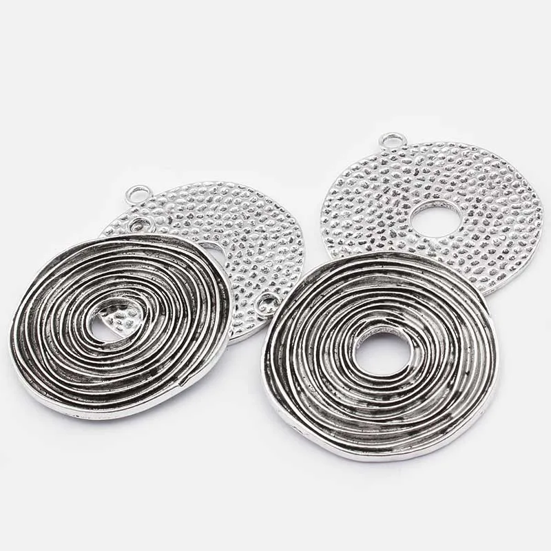 2 шт. модная тибетская Серебряная/бронзовая ярь Медянка спиралевидные подвески