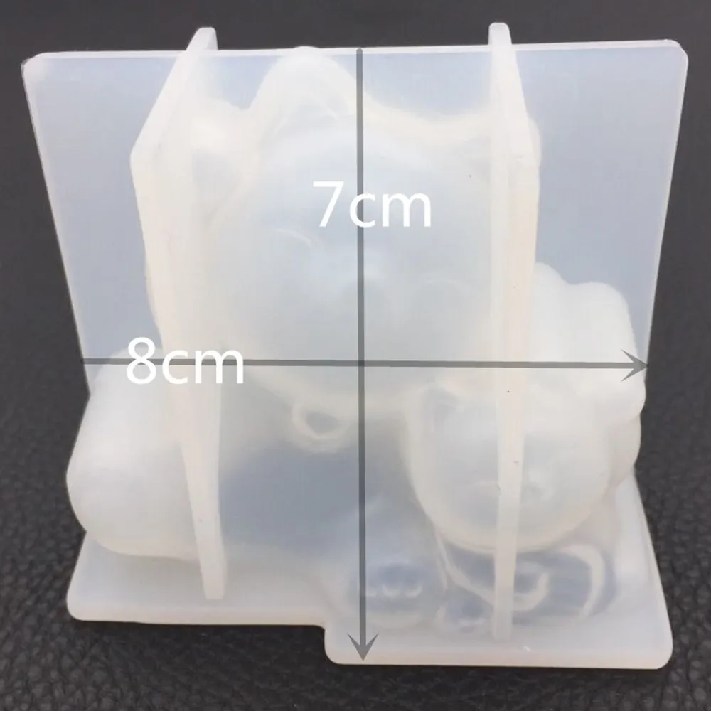 DIY Crystal Epoxy Mirror Stereo Lucky Cat Molded Silicone Fragrance Gypsum Handmade Decoration Home Supplies Lovely Shape |