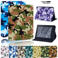 case for kindle 8 10th gen kindle paperwhite 1 2 3 4 lightweight tablet camouflage pu leather stand cover stylus