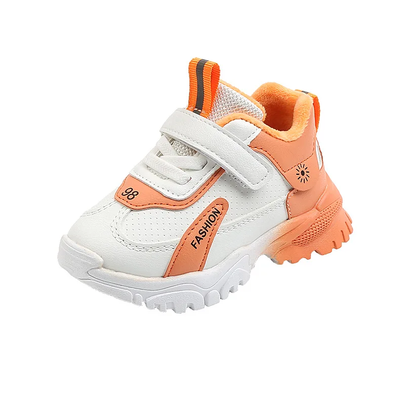 

Size 21-30 Children Damping Casual Sneakers Boys Wear-resistant Sneakers Girls Lightweight Shoes Baby Shoes with Breathable