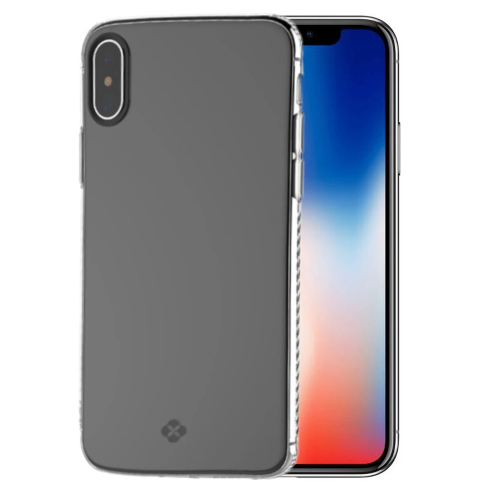 Прозрачный TOTU чехол для телефона iPhone X XS Мягкий защитный чехол на заднюю панель для iPhone X/XS защитный чехол для iPhone X/XS - Цвет: Прозрачный