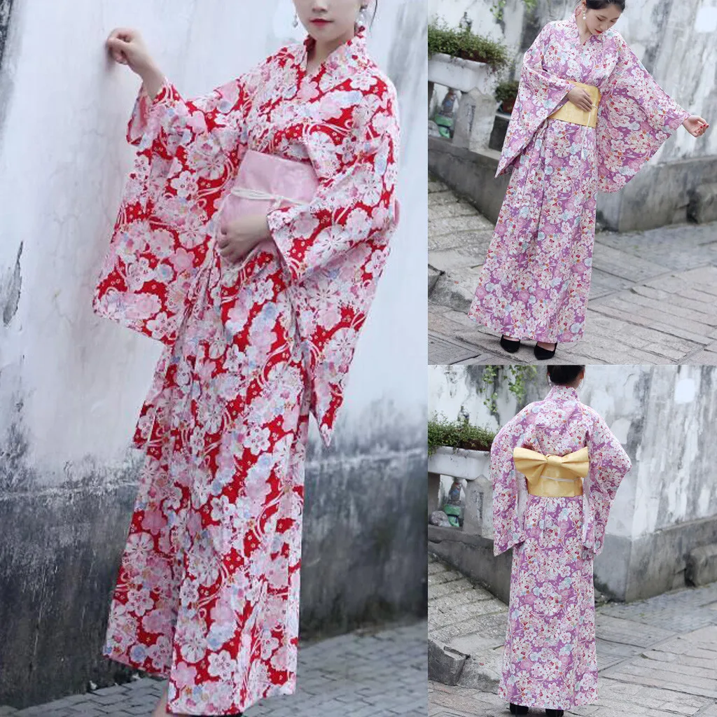 Женское платье в японском стиле новое кимоно хлопковое льняное с рукавами