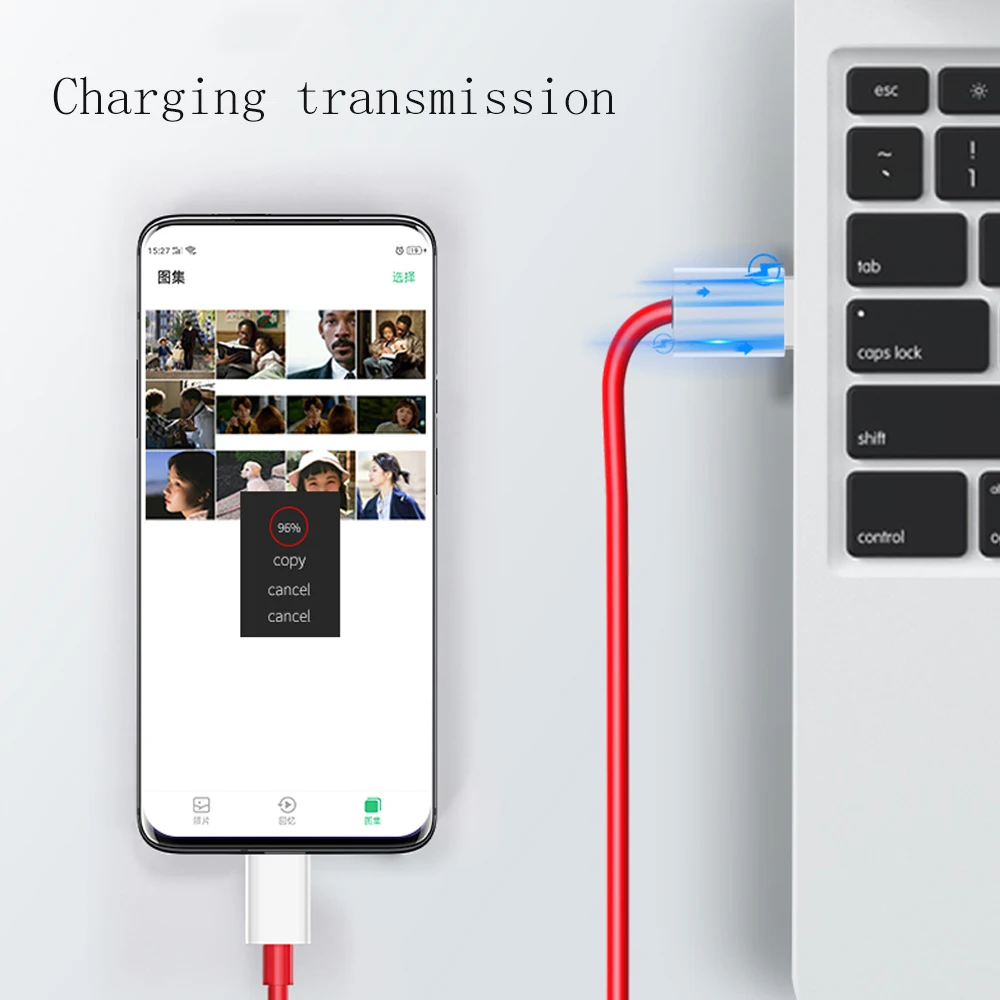 Оригинальный быстрый кабель для Oneplus 7 Usb 3 1 типа C 6 6T 3t 5 5T Pro В 4A красный быстрой
