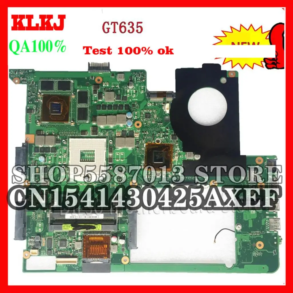 

KLKJ For ASUS N76VJ N76VZ Laptop Motherboard N76V Mainboard REV 2.2 GT635 Non-Integrated Test Work 100% Original