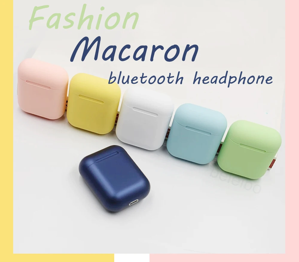 Оригинальные Macaron 12 tws наушники Bluetooth 5,0 беспроводные наушники Tounch pop up Спортивная гарнитура наушник для дропшиппинг