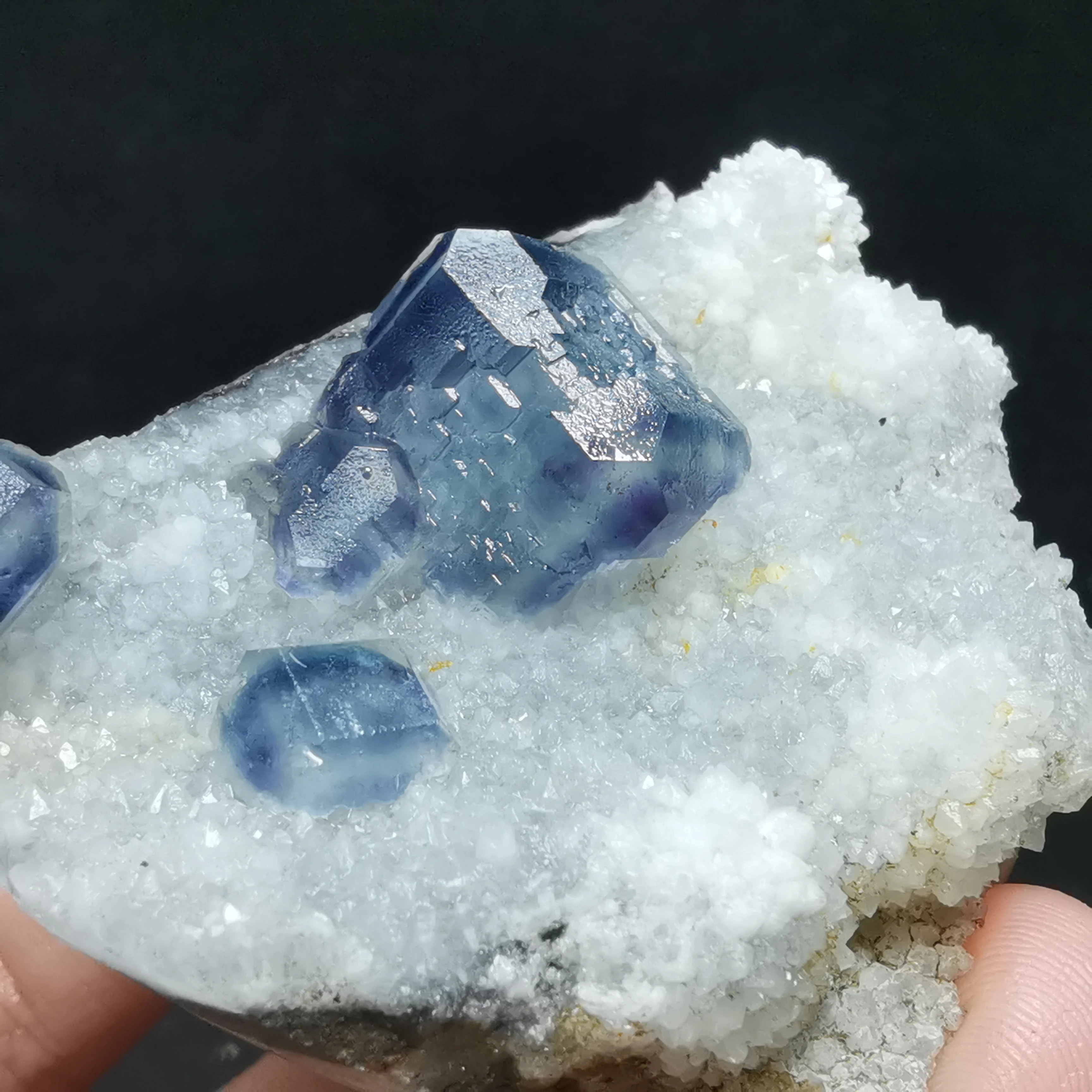 

45gNatural crystal blue green fluorite and quartz mineral specimens healing energy geology teaching home decoration collection