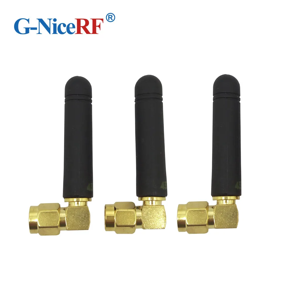 10pcs/lot Elbow Rod antenna SW433-WT36 433MHz Anternna with male SMA connecter free shipping | Мобильные телефоны и