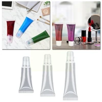 1pc empty lipstick tube clear soft lip gloss container refillable lipgloss tubes diy jars for cosmetic makeup s3z6