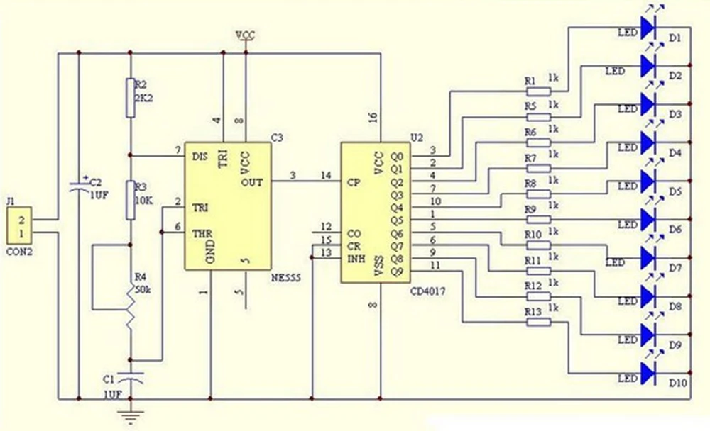 Светодиодные микросхемы. Счетчик микросхема cd4017. Cd4017 аналог отечественный. Cd4017 бегущие огни. Бегущие огни на микросхеме 4017.