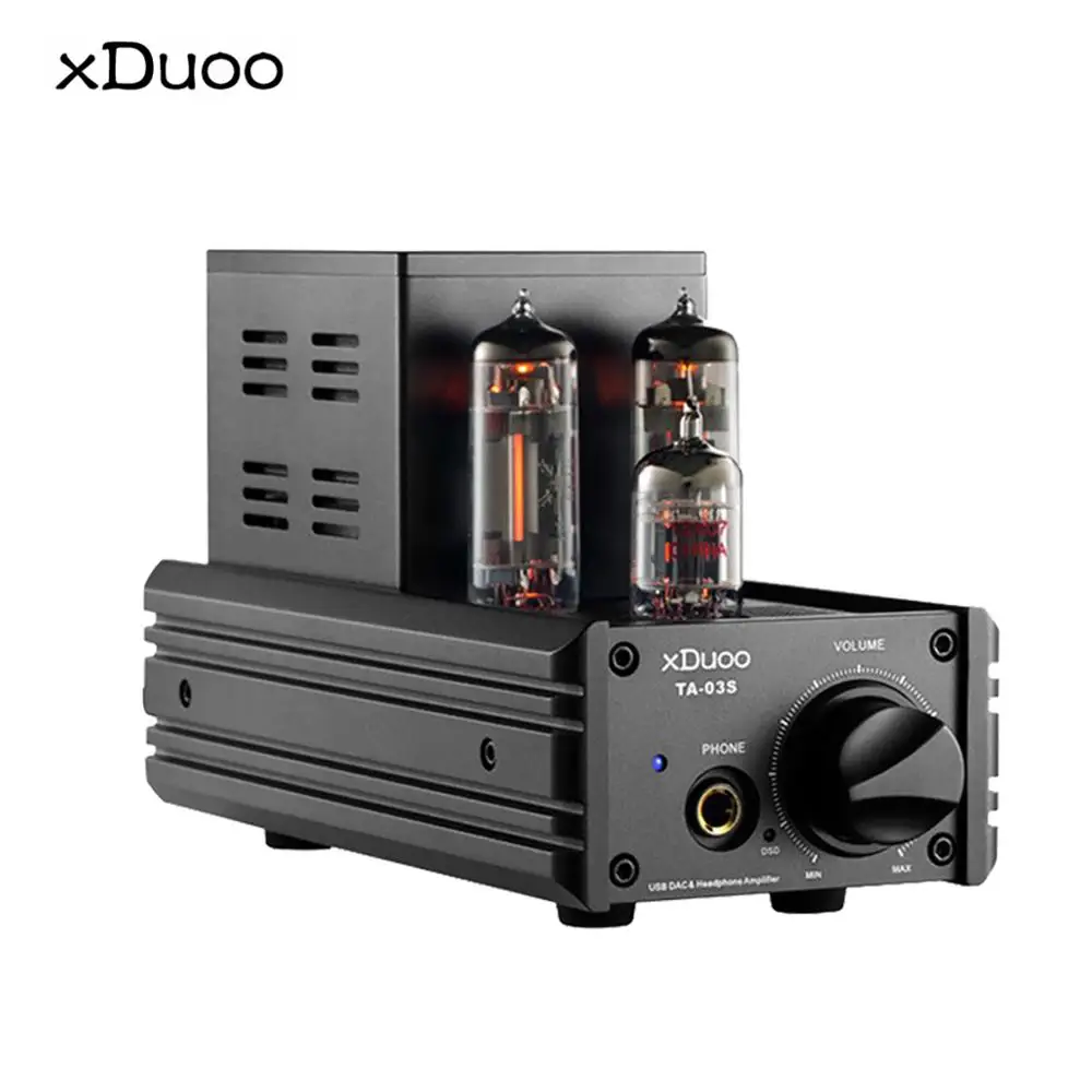 Ламповый усилитель для наушников XDUOO USB DAC XMOS U8 CS4398 12AU7 6C19 Настольный 32 бит 192 кГц