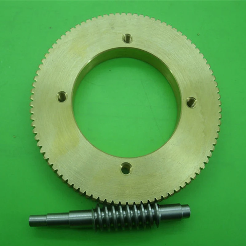 Stainless Steel Worm Tin Bronze Gear Wear 1:90 Reduction Ratio Large | Обустройство дома