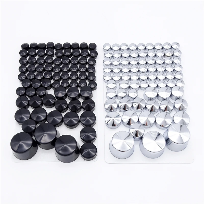 1 Set Motorcycle Screw Chrome Bolt Toppers Cover Caps Kit For Harley-Davidson Dyna Glide TWIN CAM 1984-2006 2005 Motobike parts